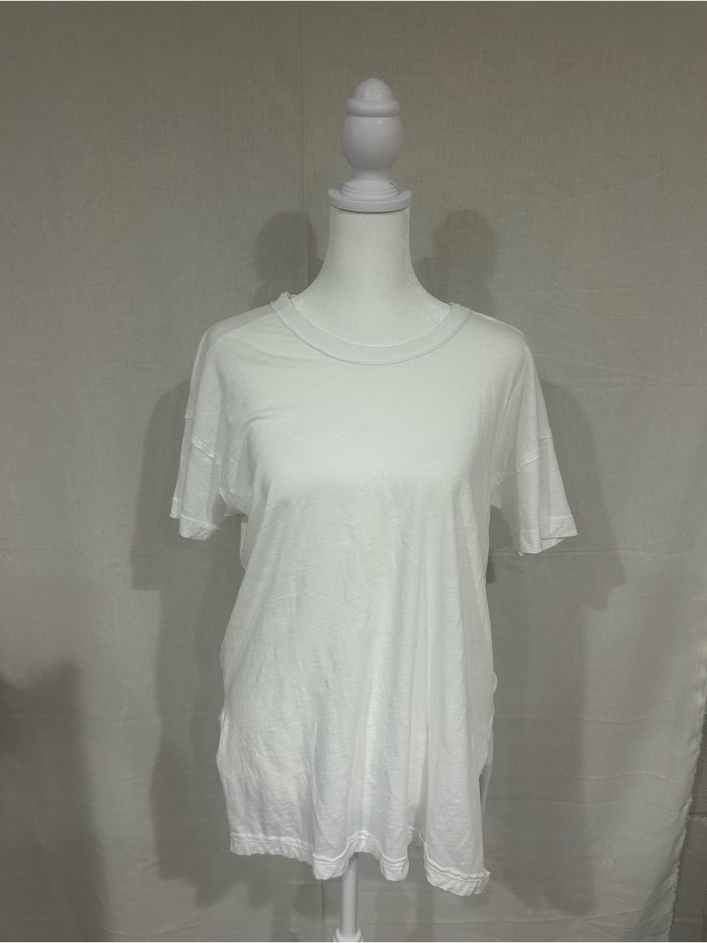 Pilcro Anthropologie Classic White Crew Neck T-Shirt